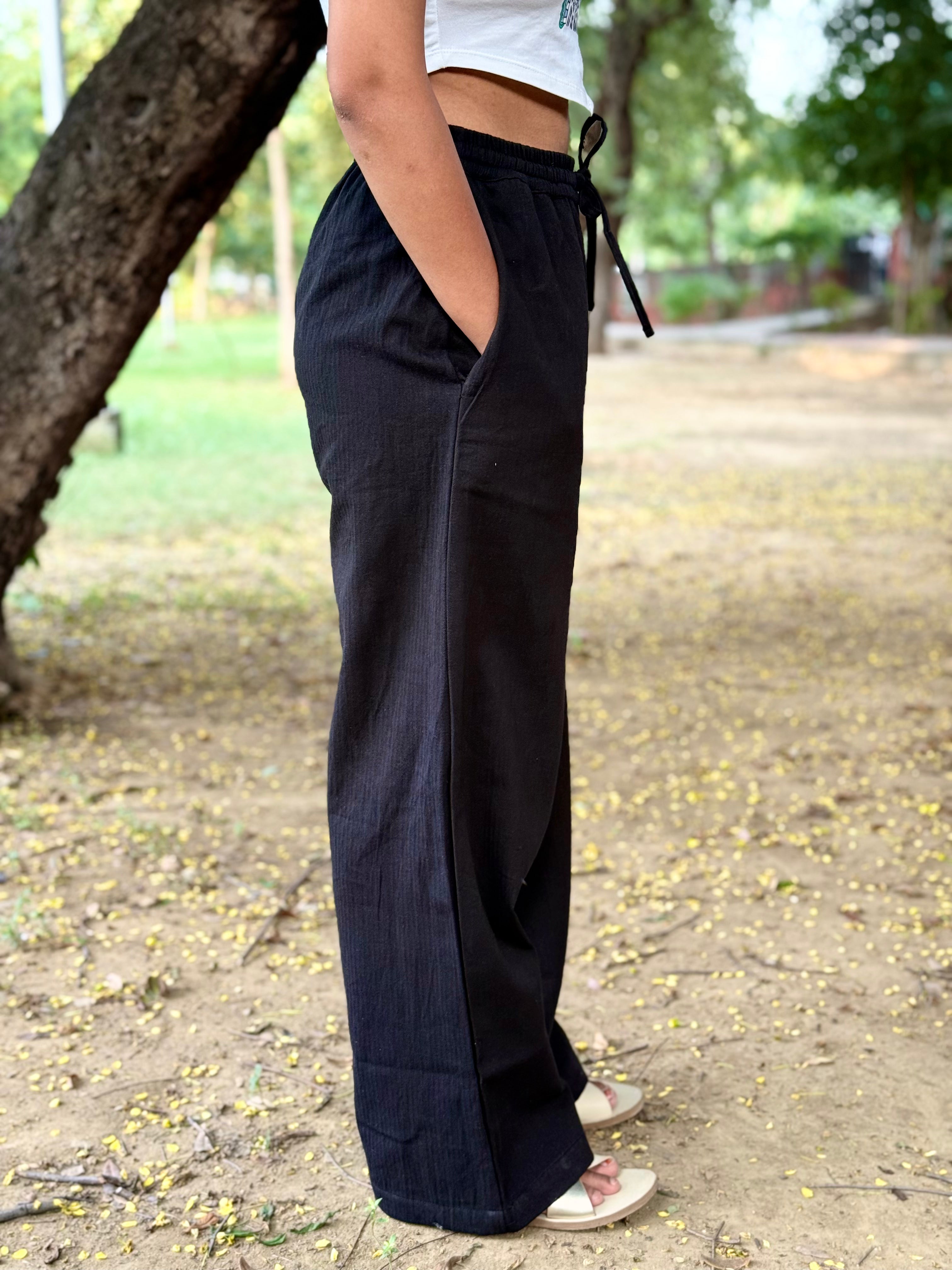 Straight fit pants