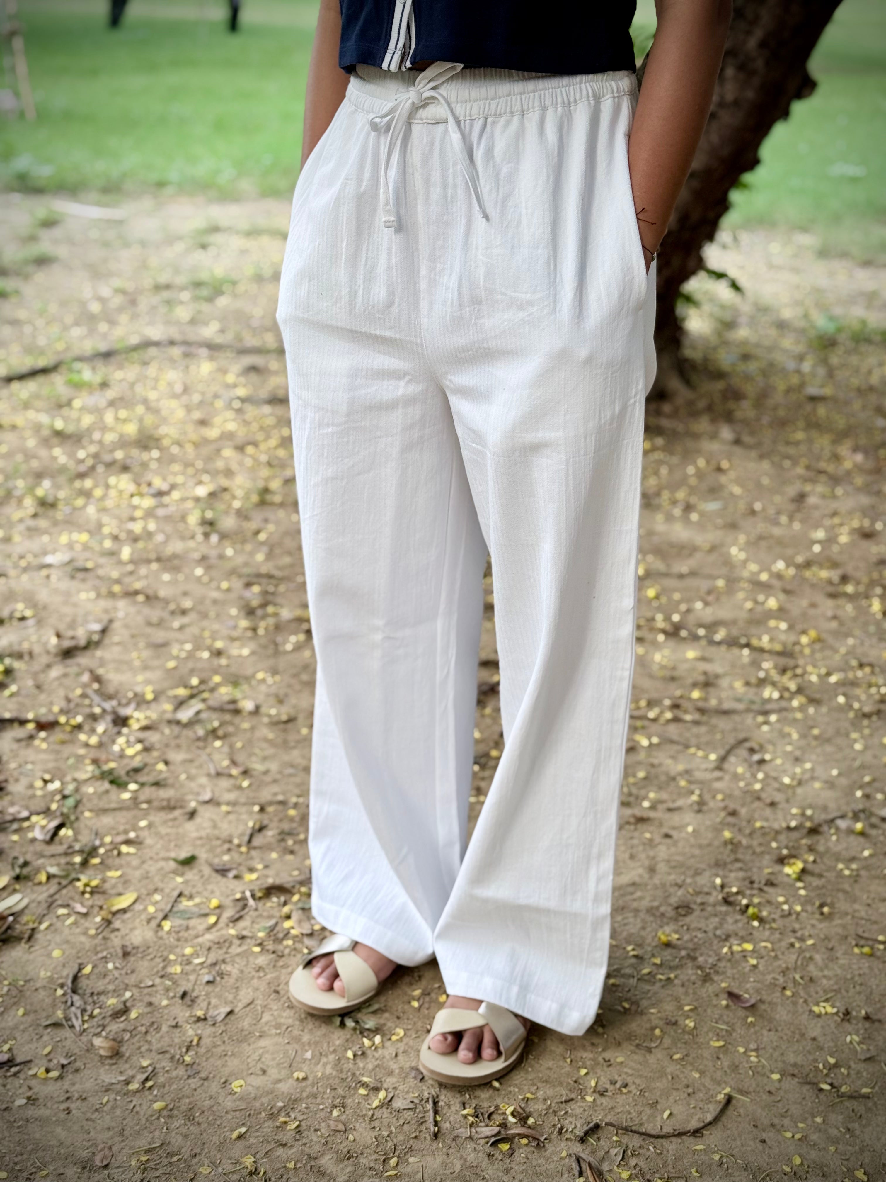 Straight fit pants
