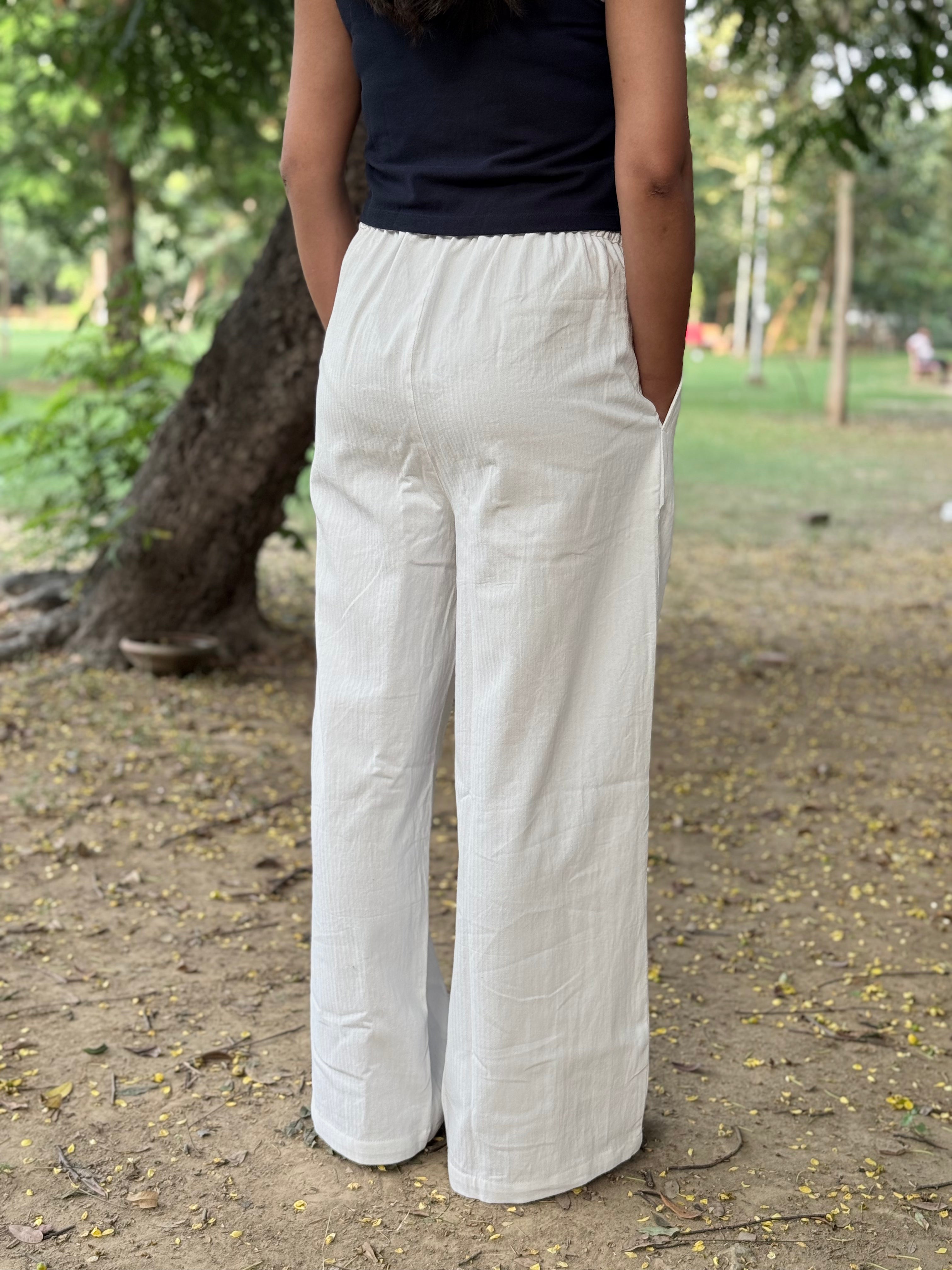 Straight fit pants