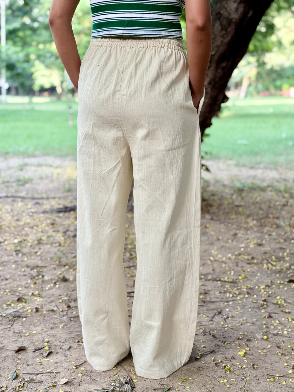 Straight fit pants
