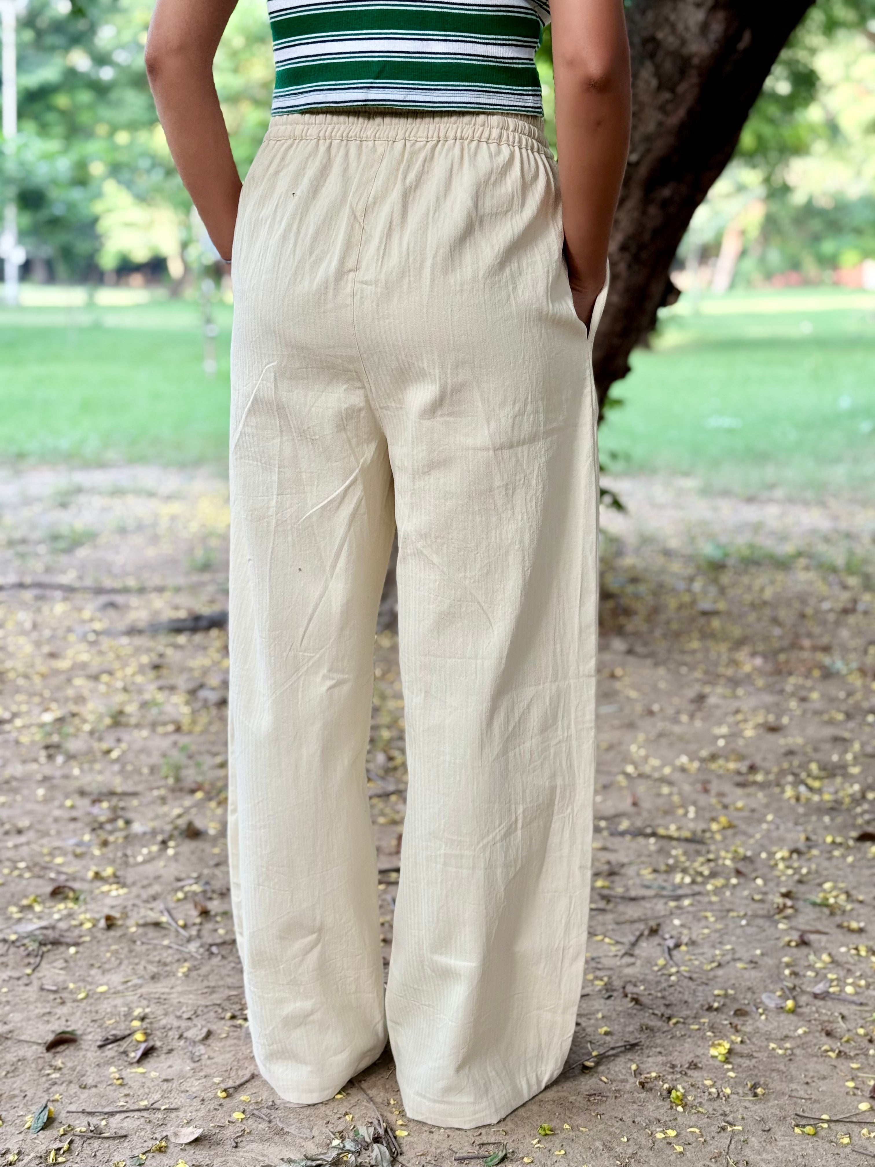 Straight fit pants