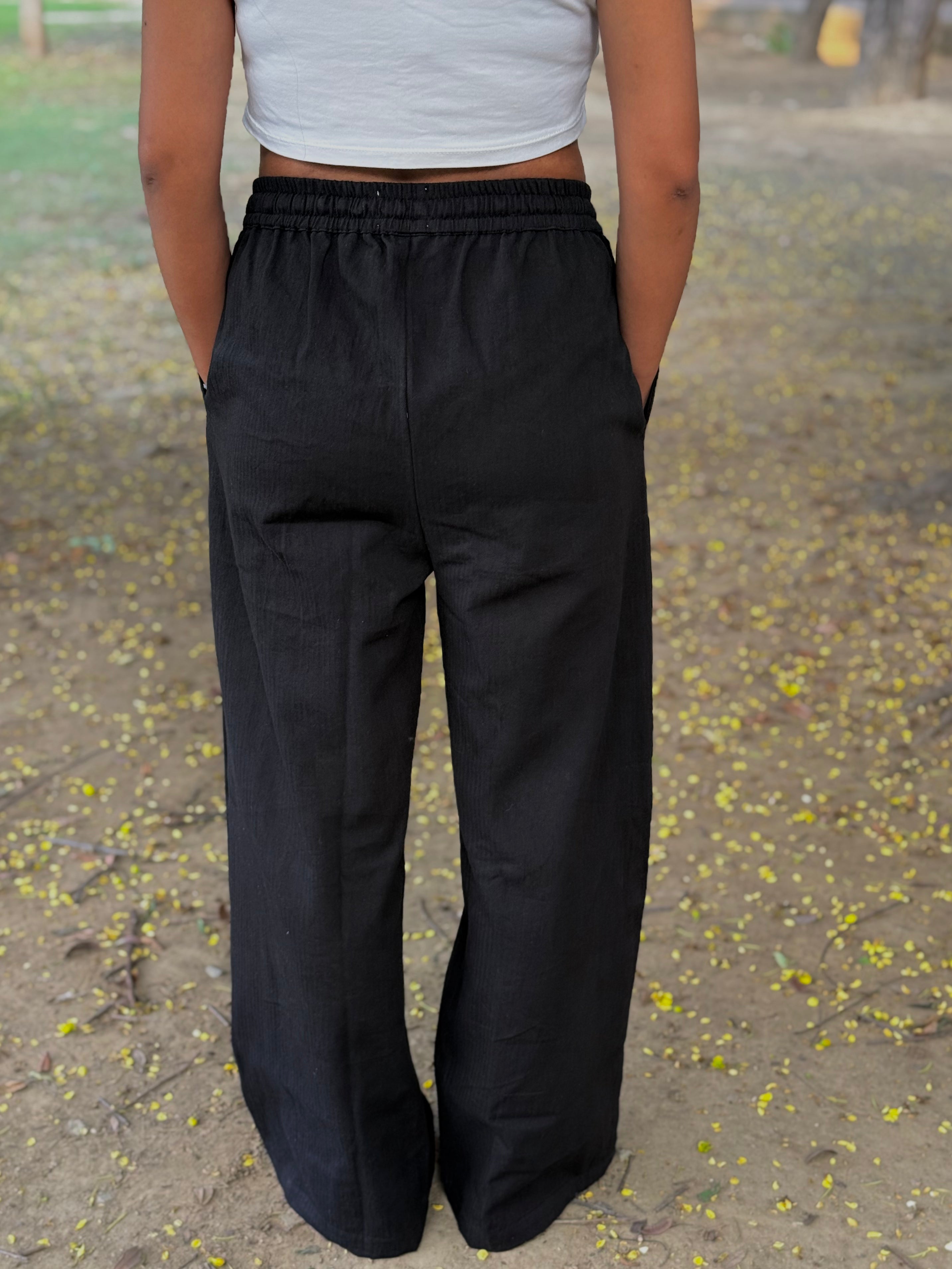 Straight fit pants