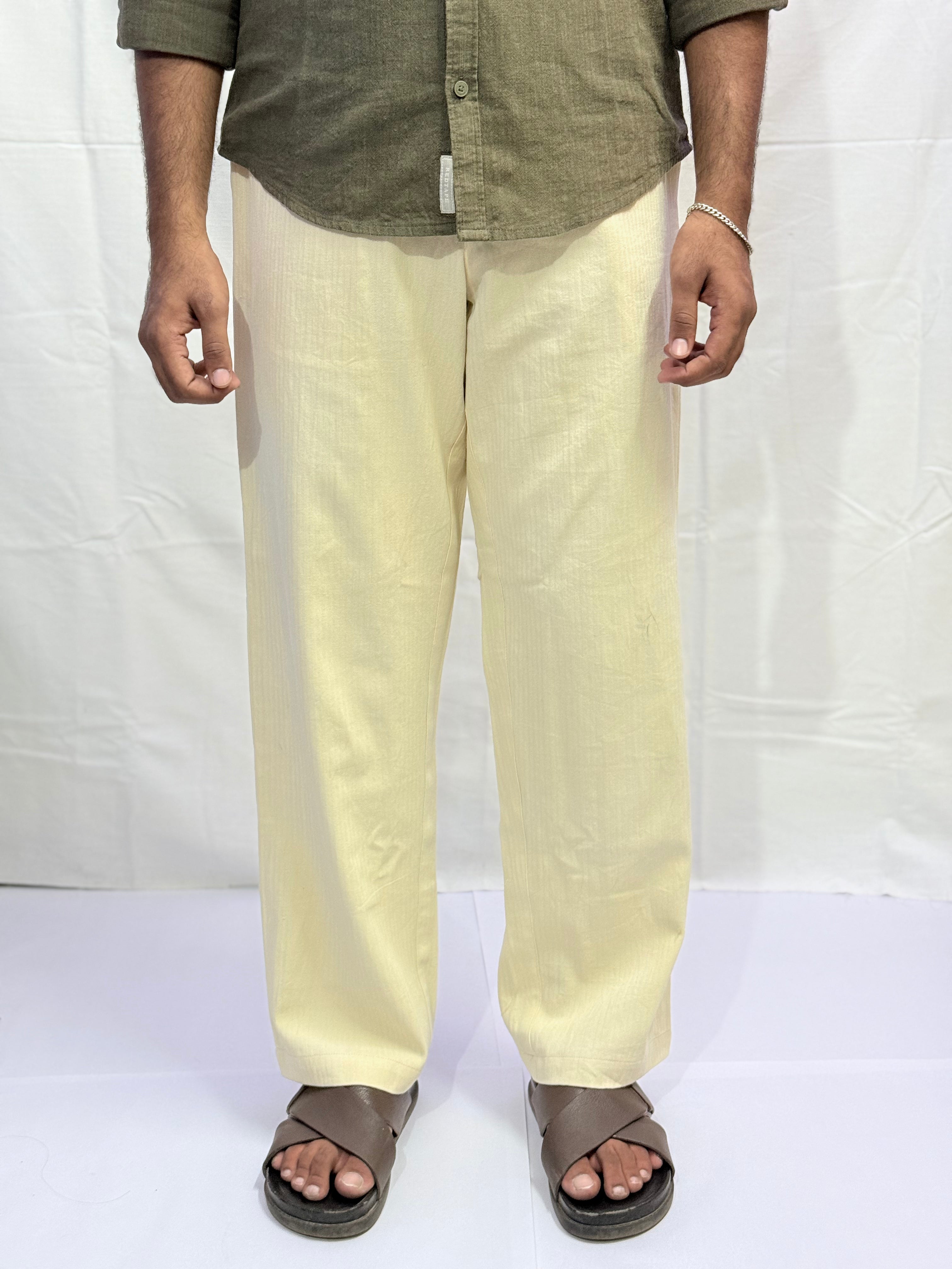 Straight Fit Pants for Mens